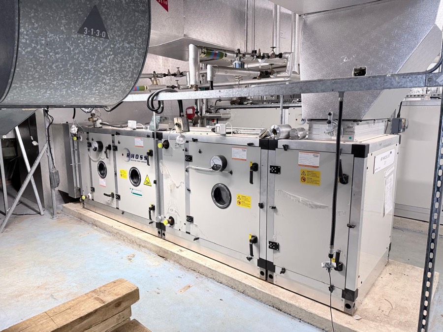 Supply & Extract AHU Refurbishment, Increased Airflow